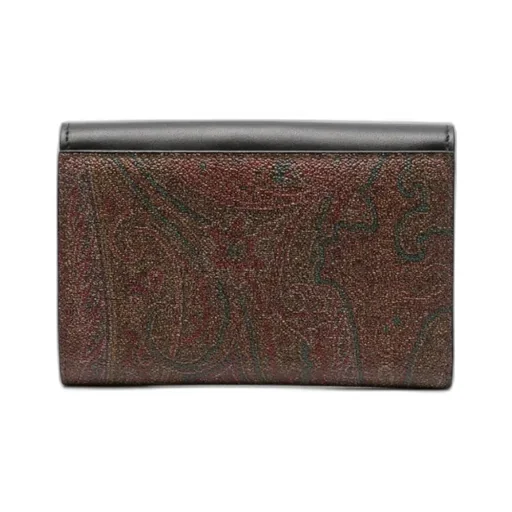 Essential Paisley Printed Foldover Wallet
