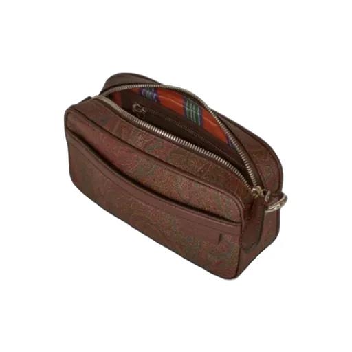 Paisley-Print Small Shoulder Bag