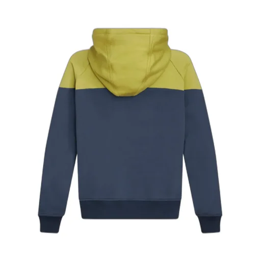 Pegaso-Embroidered Two-Toned Drawstring Hoodie