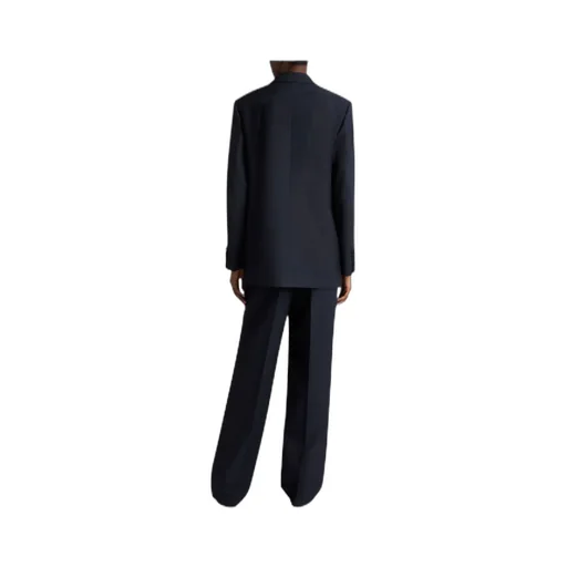 Double-Breasted Jacquard Jacket