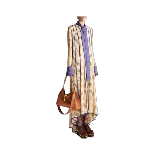 Vela Pegaso Motif Large Shoulder Bag