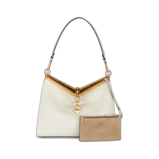 Log Charm Medium Vela Shoulder Bag
