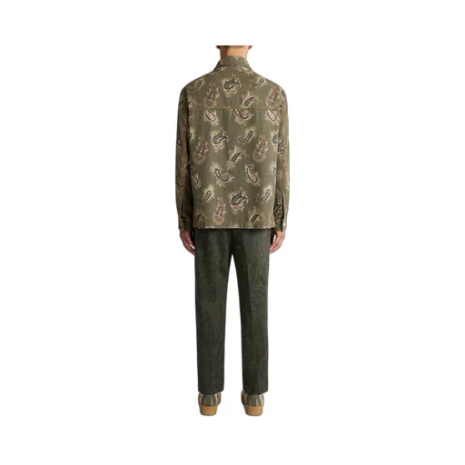 Paisley Denim Overshirt