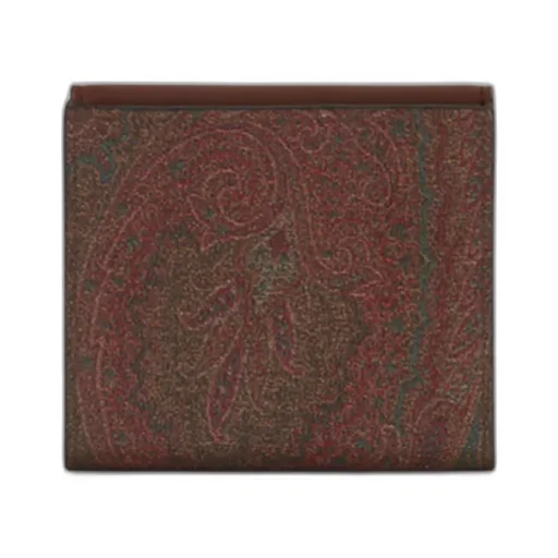 Paisley Jacquard Fold-Over Wallet