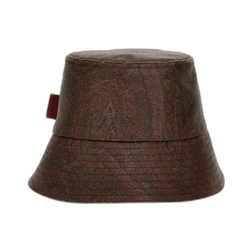 Allover Paisley-Printed Bucket Hat