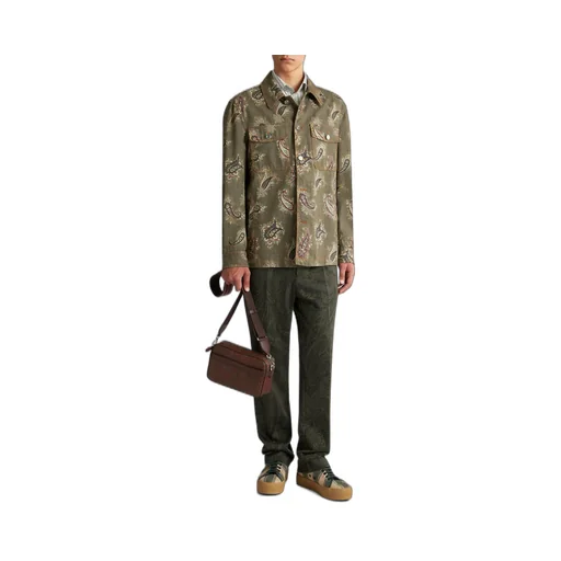 Paisley Denim Overshirt