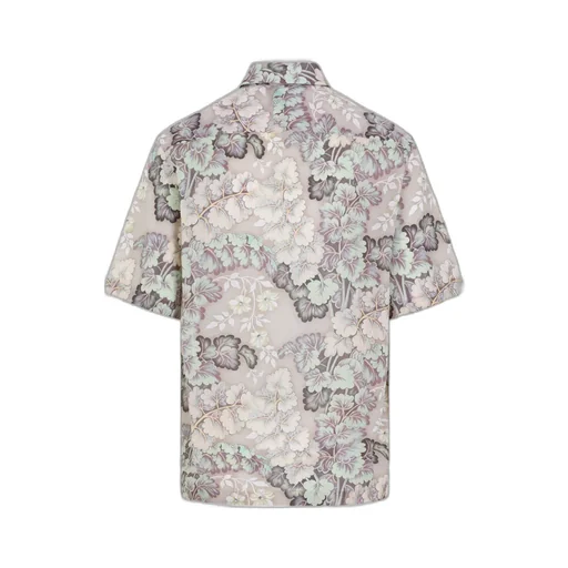 Floral Printed Short Sleeved Shirt