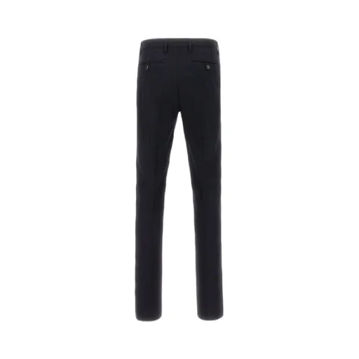Pressed-Crease Straight Leg Trousers