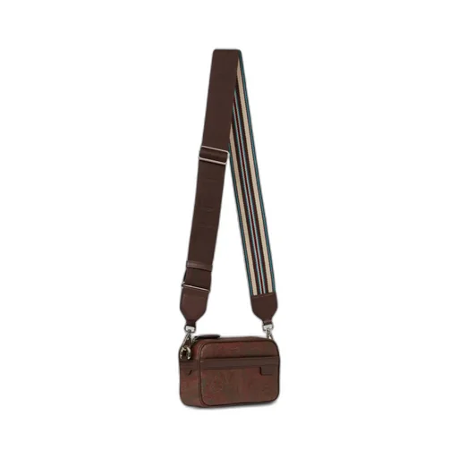 Paisley-Print Small Shoulder Bag