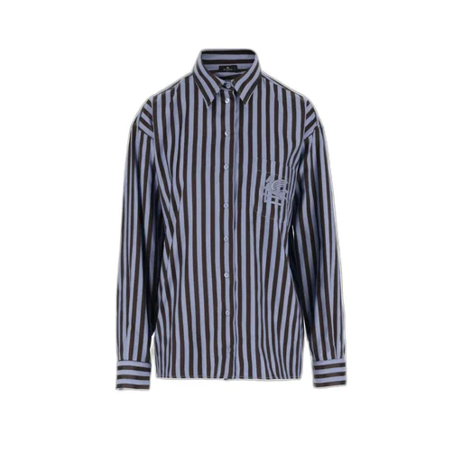 Striped Button-Up Shirt