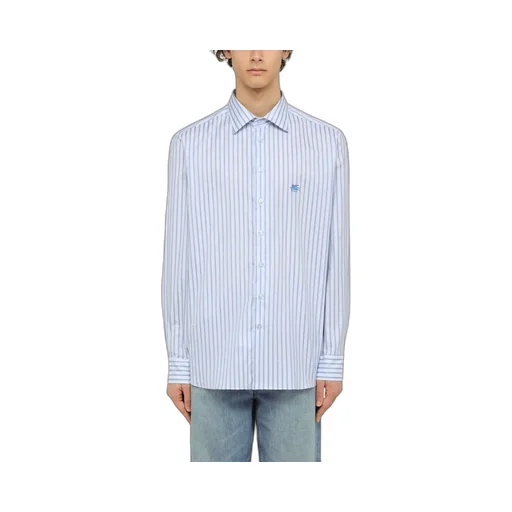 Pegaso Embroidered Striped Shirt
