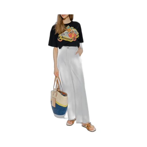 T-Shirt With Round Neck And Short Sleeves