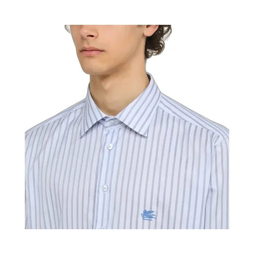 Pegaso Embroidered Striped Shirt