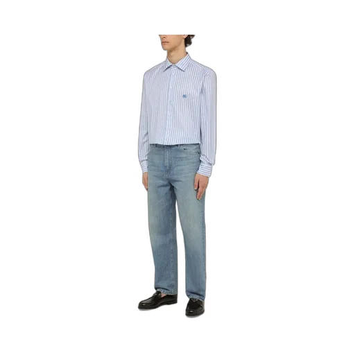 Pegaso Embroidered Striped Shirt