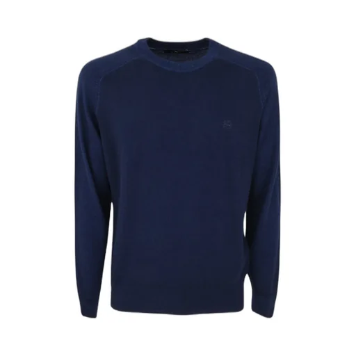 Logo-Embroidered Crewneck Knitted Jumper