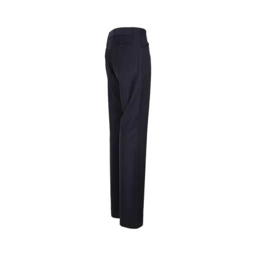 Striped Straight-Leg Trousers