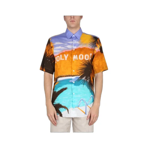 Short-Sleeved Buttoned Shirt