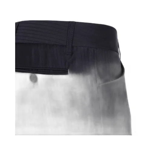 Striped Straight-Leg Trousers