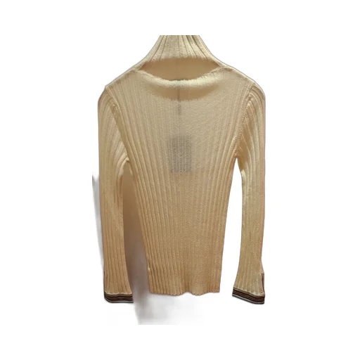 Polo Neck Ribbed Jumper