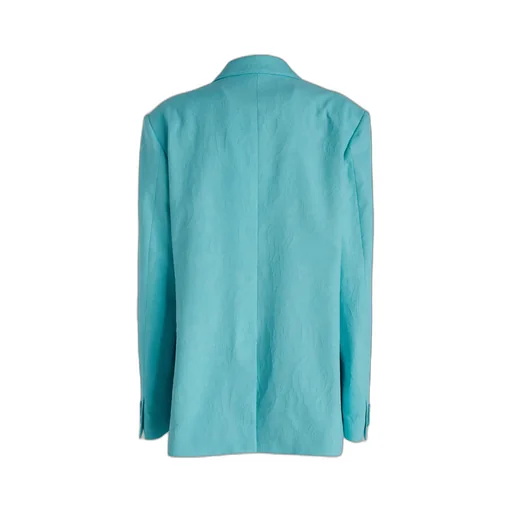 Paisley Jacquard Single-Breasted Jacket