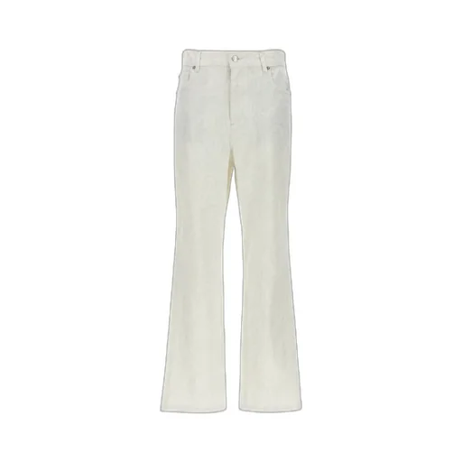Paisley Printed Cropped Jeans