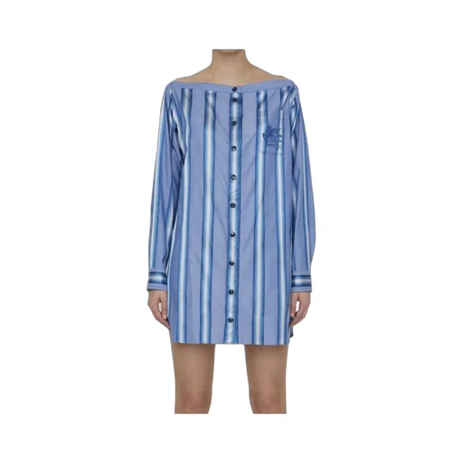 Striped Shirt Dress