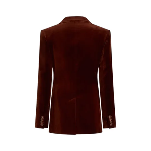 Double-Breasted Long-Sleeved Blazer