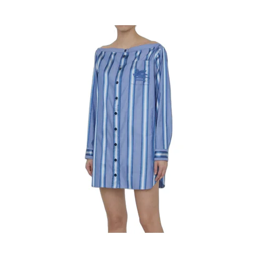 Striped Shirt Dress