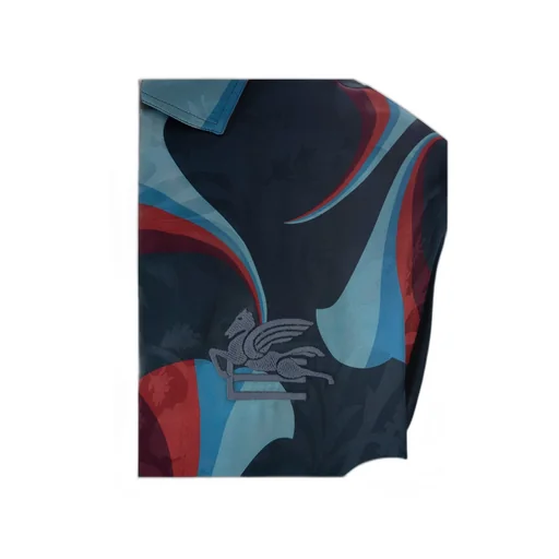 Logo Embroidered Floral-Printed Bowling Shirt