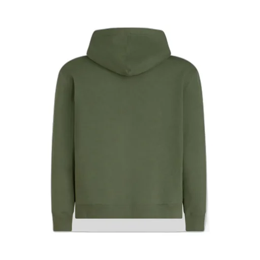 Logo Embroidered Drawstring Hoodie