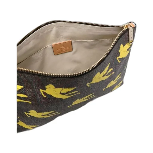 Paisley Print Clutch Bag