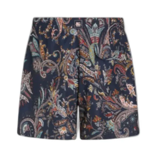 Paisley-Printed Swim Shorts