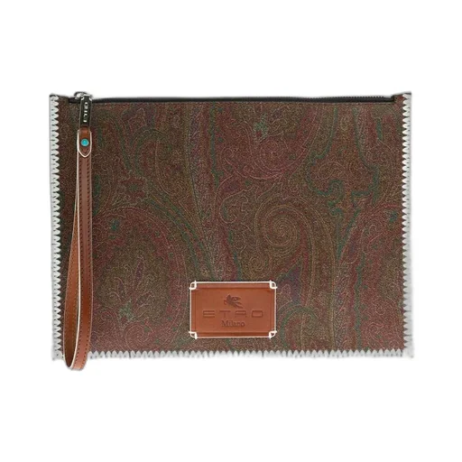 Paisley Print Clutch Bag