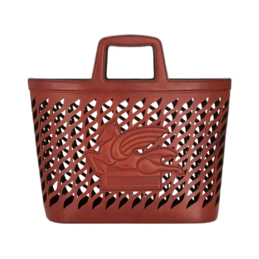 Medium Pegaso Cut-Out Detailed Tote Bag