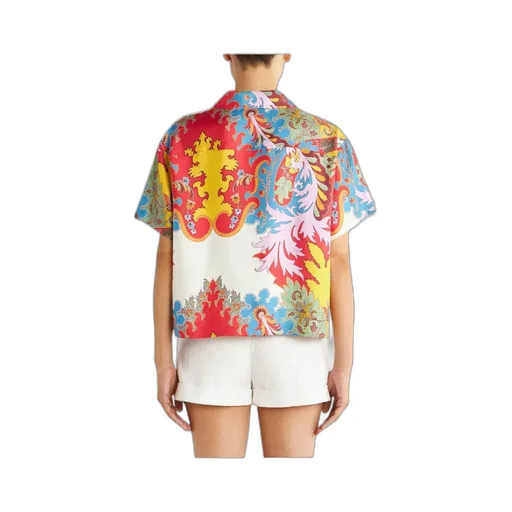 Graphic Printed Button-Up Shirt