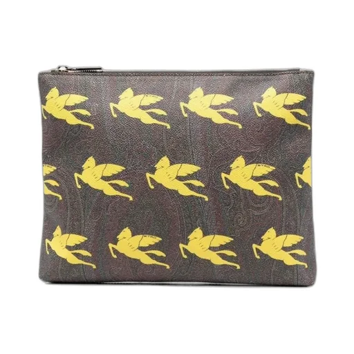 Paisley Print Clutch Bag