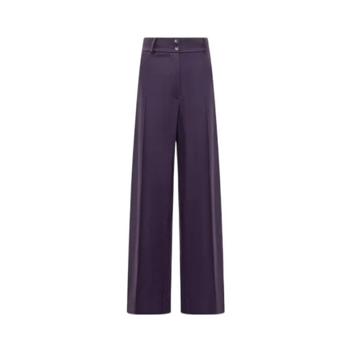 Button Detailed Straight Leg Pants