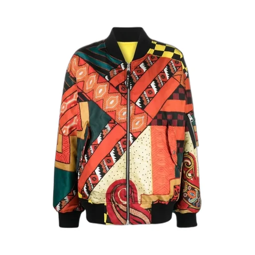 Reversible Zipped Bomber Jacket