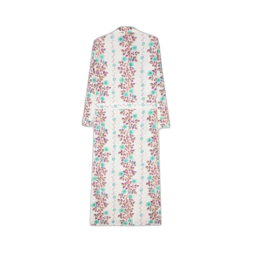 Floral Printed Tied Waist Shirtdress