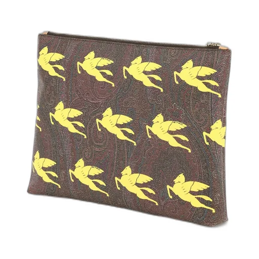 Paisley Print Clutch Bag