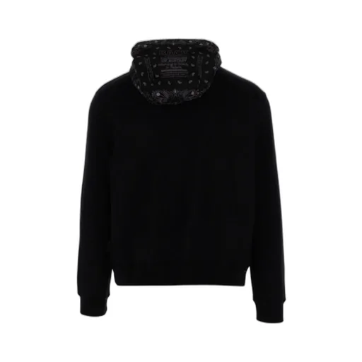 Paisley-Print Pullover Jersey Hoodie
