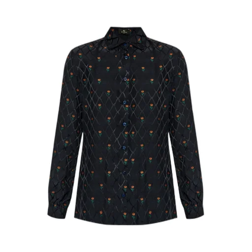 Floral Embroidered Shirt