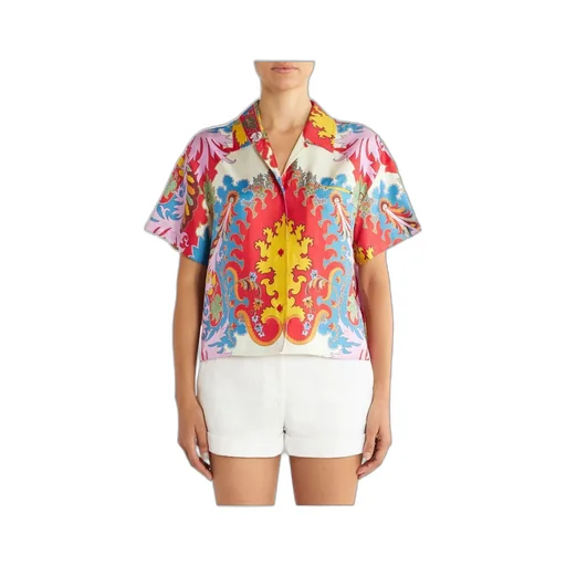 Graphic Printed Button-Up Shirt