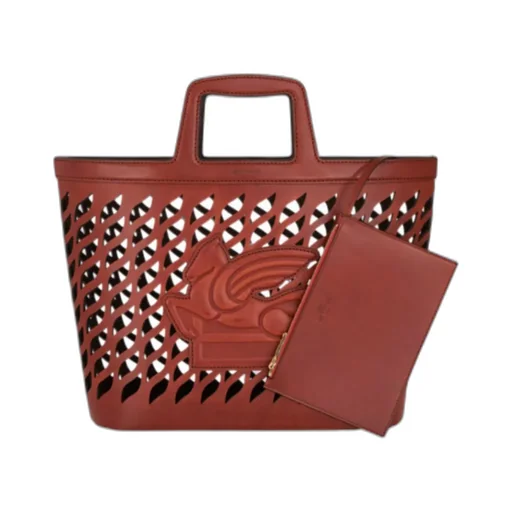 Medium Pegaso Cut-Out Detailed Tote Bag