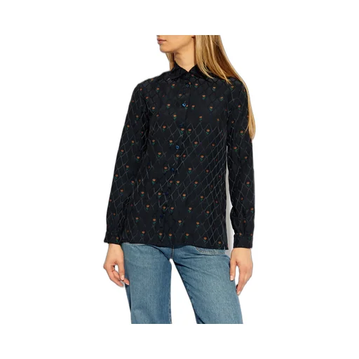Floral Embroidered Shirt