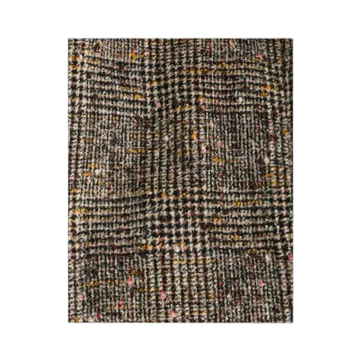 Single-Breasted Checked Blazer