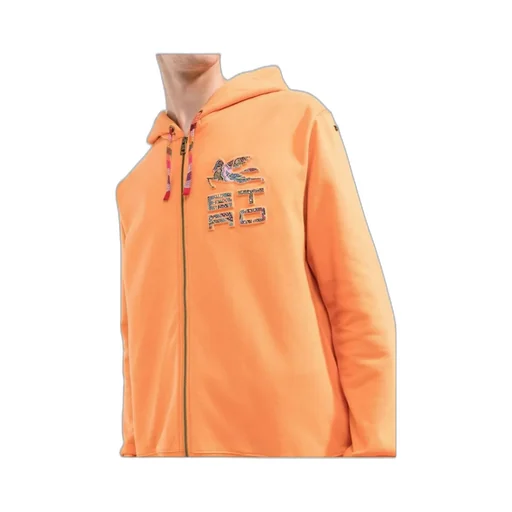 Logo-Debossed Zip-Up Hoodie