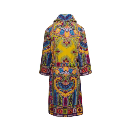 Paisley Pattern Belted Bath Robe