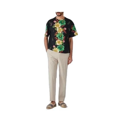 Floral Printed Crewneck T-Shirt