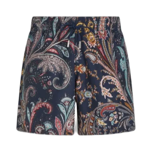 Paisley-Printed Swim Shorts